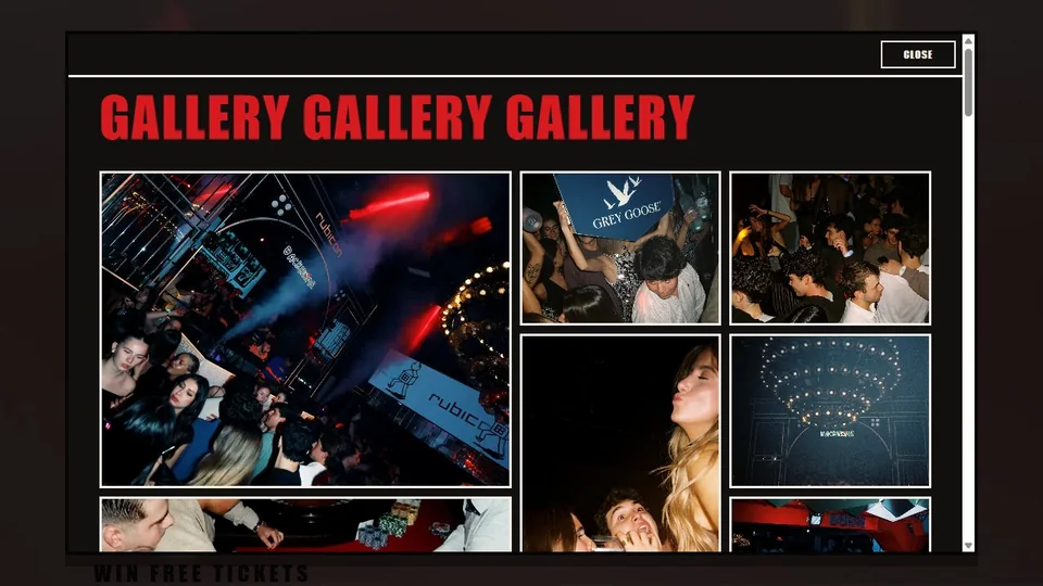Photo gallery on the Backhome events website